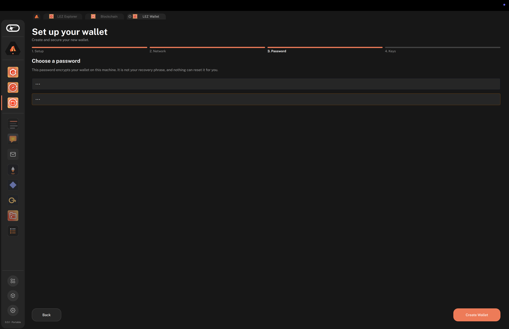 Step 3. Password