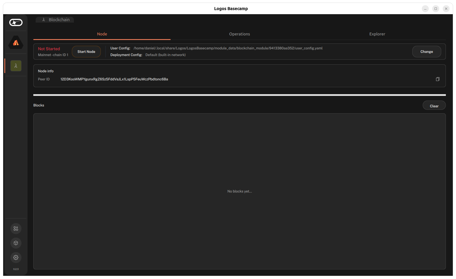 Start node