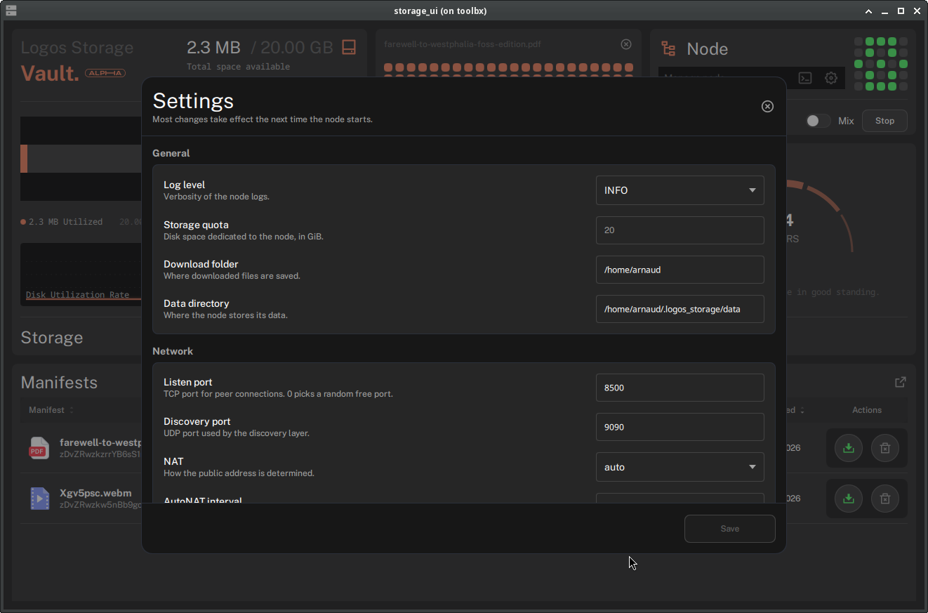 Settings 1